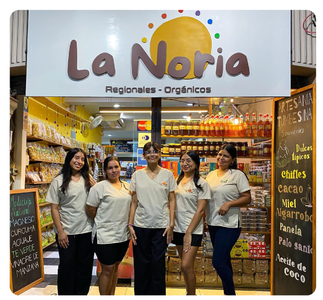 los miembros del equipo de La Noria