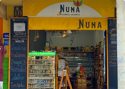 La tienda de Nuna ubicada en la calle Piura N° 828 en Tumbes