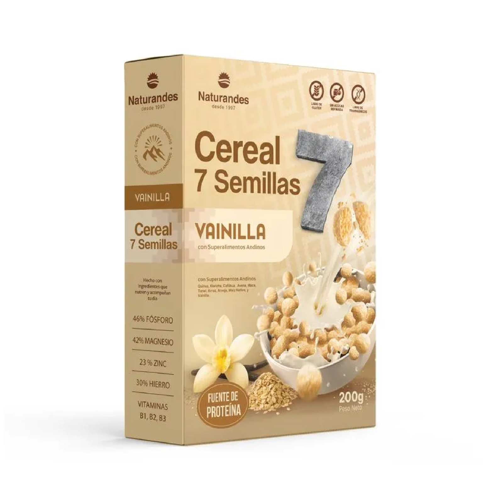 CEREAL 7 SEMILLAS DE VAINILLA NATURANDES