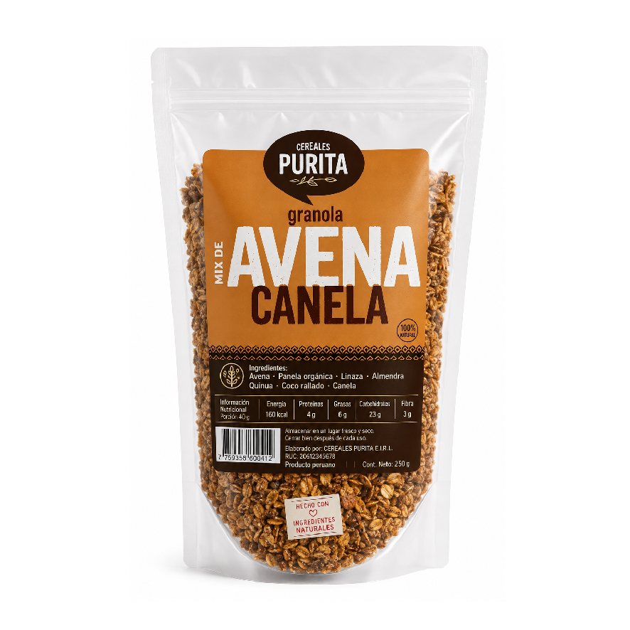 GRANOLA MIX DE AVENA Y CANELA
