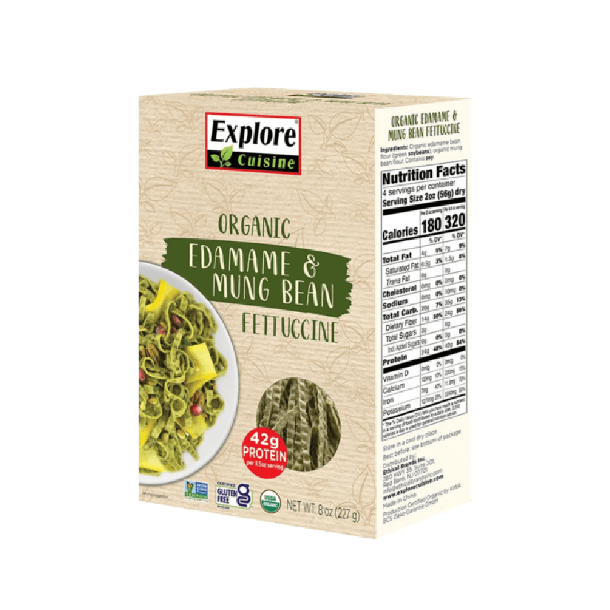 ORGANIC EDAMAME & MUNG BEAN FETTUCCINE
